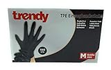 MC-Trend 100 Stück TPE Einweg Handschuhe Schwarz Einmalhandschuhe puderfrei...