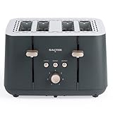SALTER Marino 4-Slice Toaster - 7 Levels Of Variable Browning, Removable Crumb Tray,...