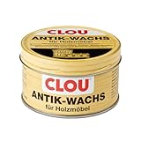 Clou Antik-Wachs, farblos: Möbelwachs mit naturreinem Bienenwachs, für antike Möbel und...
