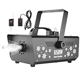 VEVOR Schneemaschine, 650 W, Hand-/Hänge-Schneemaschine, ferngesteuerte...