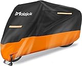 Maizjok Motorrad Abdeckplane Outdoor Motorradabdeckung Wasserdicht 210D Polyester,...