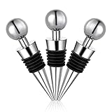 Flaschenverschluss, 3Pcs Weinverschluss Weinflaschenverschluss Wein Stopfen Flasche Saver...