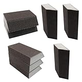 Schnitzschwammkissen, Schnitzschwamm 8-teiliges Sortiment abgewinkelter Schleifschwämme,...