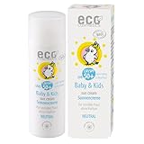 Eco Cosmetics Baby & Kids Sonnencreme LSF 50+ Neutral - 50 ml, Zertifizierte...