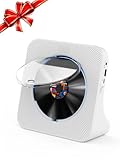 Gueray CD Player Bluetooth CD-Player mit Lautsprecher Unterstützt Fernbedienung Anzeige...
