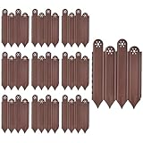 Rasenkanten, Landschaftskanten, 10 Sets rostfreie Rasenkante | Dekorativer Sichtschutz...