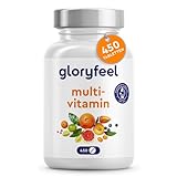 Multivitamin Hochdosiert - 450 Tabletten - Wertvolle Mineralien & alle A-Z Vitamine - 15...