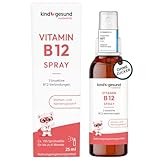 Vitamin B12 Kinder Spray – vegan & kindgerecht dosiert – 10 µg...