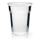 400 x Trinkbecher Eichstrich 0,4l Ausschankbecher klar Plastikbecher Bierbecher...