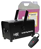 E-Lektron N-401 kompakte DJ Party Nebelmaschine 400W inkl. 5L Nebelfluid