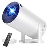 Mini Beamer Unterstützt 4K 1080P, Projektor Tragbarer mit WiFi 6 und Bluetooth 5.4 Beamer...