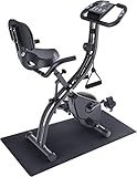 Sportneer Heimtrainer Fahrrad Klappbar für Zuhause - Ergometer Heimtrainer mit 16...