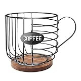 Kaffeewaffel-Kontauer – Tassen- und Kapselhalter, Edelstahl-Backup-Böden und...