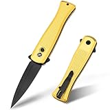 NedFoss MERMAID II Klappmesser, 8.5CM 14C28N Stahl Taschenmesser mit Button-Lock,...