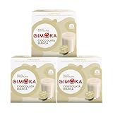 Gimoka Kaffeekapseln, Geschmack WEISSE SCHOKOLADE - 48 Kapseln Kompatibel mit...