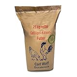 Carl Wolf - Geflügelkörnerfutter - 25 kg - Natürliche Premium-Qualität für gesundes...