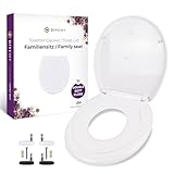 Familien Toilettendeckel mit Absenkautomatik, Magnetischer kindersitz |...