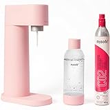 Mysoda Wassersprudler Set Woody aus erneuerbarem Holzkomposit inkl. CO2-Zylinder und 1L...