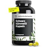 Schwarzkümmelöl kaltgepresst (original Nigella sativa) – 400 Kapseln im...