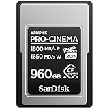 SanDisk PRO-Cinema CFexpress Type-A-Speicherkarte 960 GB, (Lesegeschwindigkeiten bis zu...