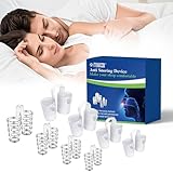 8 Stück Schnarchstopper, Anti Schnarch Nasenclip, Wiederverwendbares SchnarchgeräT,...