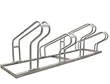 TRUTZHOLM Fahrradständer für 4 Fahrräder 140x36cm Tief-Hochstellung 2x2 feuerverzinkt...