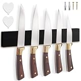Cheerhom Magnetleiste Messer mit Magnet, Messerblock Magnetisch Ohne Messer, Messerhalter...