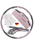 FITCELLENCE® 1,2kg, 90cm Durchmesser, 5-6 Teile, Hula Hoop Reifen für Erwachsene, zum...