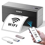 MUNBYN Etikettendrucker WiFi Labeldrucker WLAN 4x6 Versandetiketten Drucker...