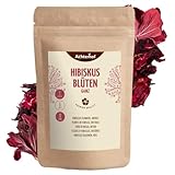 Hibiskusblüten ganz getrocknet 1000g | leicht säuerlich-fruchtiger Geschmack | essbare...