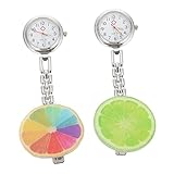 Holibanna 2 Stück Taschenuhr spangenuhr nachttisch Uhr Geburtstags eine wanduhr Clip-Uhr...