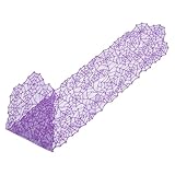CONGARTENO Halloween Tischband aus Gestrickter Spitze mit Spinnennetzmuster Dekorativer...
