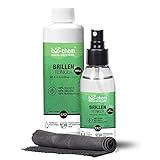 bio-chem Brillenreiniger-Spray mit Anti-Beschlag Funktion Antistatik-Spray Reinigungs-Set...