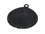 WENKO Silikon Spül-Schwamm Soft Schwarz, 2er Set kratzfreie Geschirr-Schwämme mit feiner...