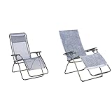 Lafuma RT 6 Stuhl, Batyline, Océan II, 87x68x114 cm & MOBILIER Badetuch für Relax...