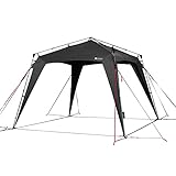 qeedo Quick Space Camping Pavillon (3x3m) mit UV-Schutz (UV80) & Dark-Coating -...
