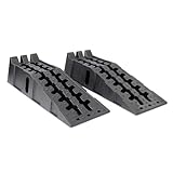 XPOtool Auffahrrampen bis 5t aus Kunststoff 2 Stück Stabile Autorampen für schwerere...