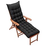 Warmiehomy Liegenauflage mit Antirutsch, 160x50x8cm Auflage für Gartenliege...