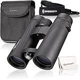 Bresser Fernglas Corvette 10x42 wasserdicht mit Nitrogenfüllung, BaK-4 Glas Prismen,...