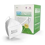40 FFP2 Maske - EU CE zertifizierte Masken nach EN149:2001+A1:2009 - Atemschutzmaske...