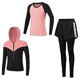 Tancefair Kinder Mädchen Trainingsanzug 2/3 tlg Sportanzug Jogging Bekleidungsset...