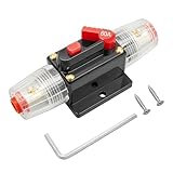 RED WOLF 60A Schutzschalter 12V-48V DC, Automatik Sicherungshalter Auto...