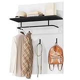 YITAHOME Garderobenpaneel,Wandpaneele Garderobe mit Kleiderstange und 3...