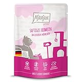 MjAMjAM - Premium Nassfutter für Katzen - Quetschie - saftiges Schwein an leckeren...