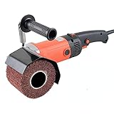 1400W Satiniermaschine Schleifmaschine Bürstenschleifer Polieren Walzenschleif zur...