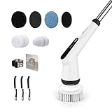 Ibergrif M34104 Elektrische Reinigungsbürste, Putzbürste Elektrisch mit 7 Austauschbaren...