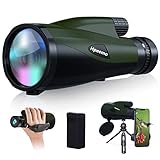 Hpeemo Monokular Teleskop Waterproof, 10-30x60 HD Starscope Monokular mit...
