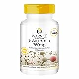 L-Glutamin Kapseln - 750mg pro Kapsel - vegan & hochdosiert - Freie Form - 120...