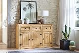 SAM Sideboard Acapulco, Pinienholz massiv, Kommode mit 3 Türen & 3 Schubladen,...