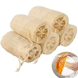 Luffa Schwamm, 5 Stücke Natürliche Luffa Gurke Schwamm, Luffa Peeling Biologisch Luffa...